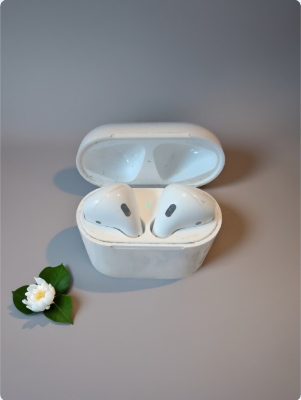 Apple White Airpods Second Generation Headphones With Charging Case